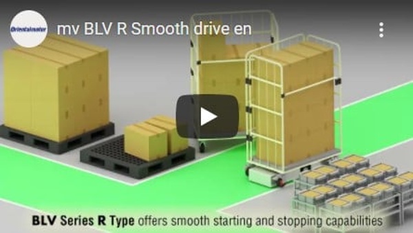 BLV Series R type smooth drive for mobile robots